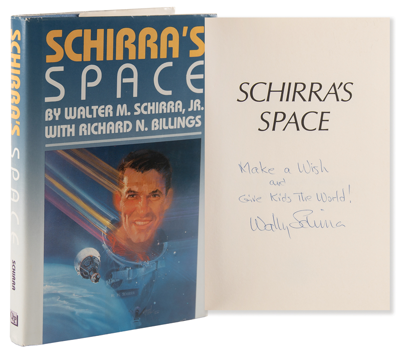 Lot 528 Wally Schirra Signed Book - Schirra's Space