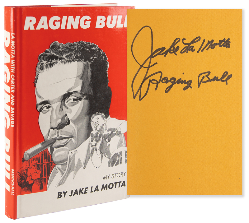 Lot 1023 Jake LaMotta Signed Book - Raging Bull: My Story