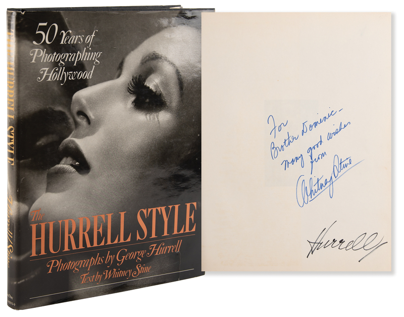 Lot 936 George Hurrell Signed Book - The Hurrell Style