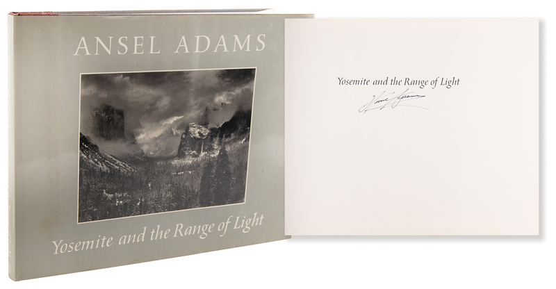 Lot 544 Ansel Adams Signed Book