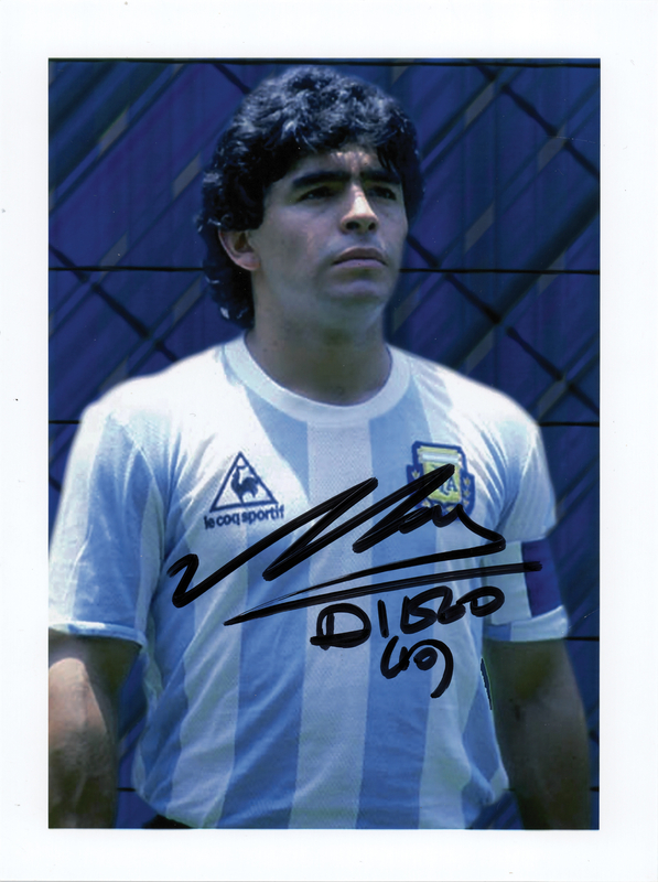 Lot 1025 Diego Maradona Signed Photograph