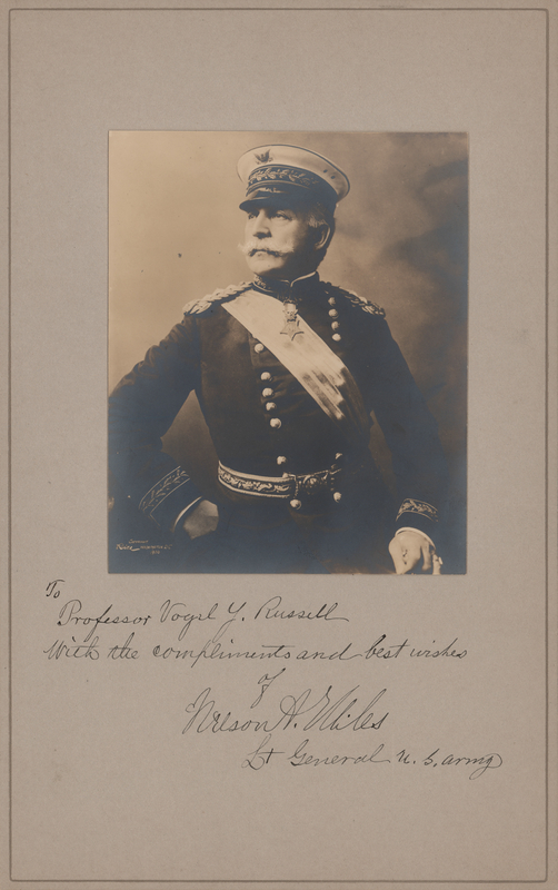 Lot 450 Nelson A. Miles Signed Photograph
