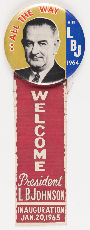 Lot 89 Lyndon B. Johnson Inaugural Button