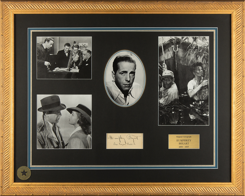 Lot 889 Humphrey Bogart Signature