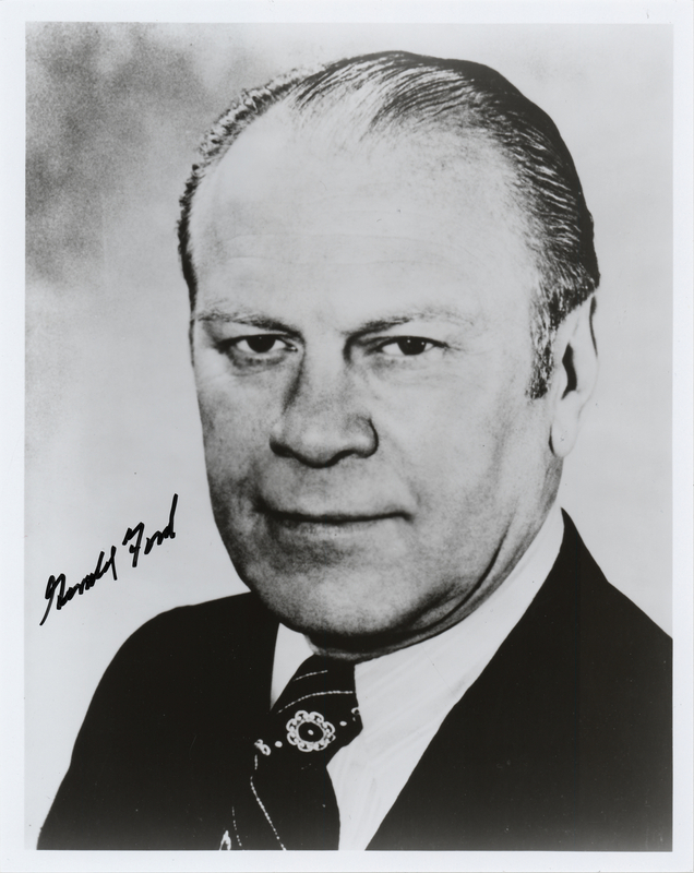 Lot 66 Gerald Ford Signed Photograph