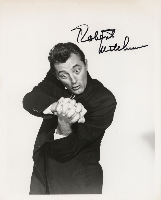 Lot 961 Robert Mitchum Signed Photograph