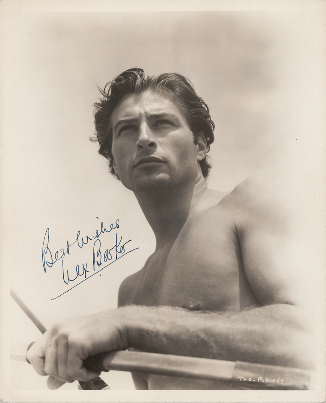 Lot 882 Lex Barker Signed Photograph