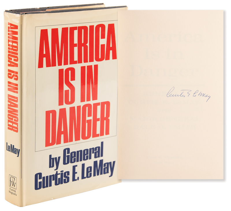 Lot 442 Curtis LeMay Signed Book - America Is In Danger