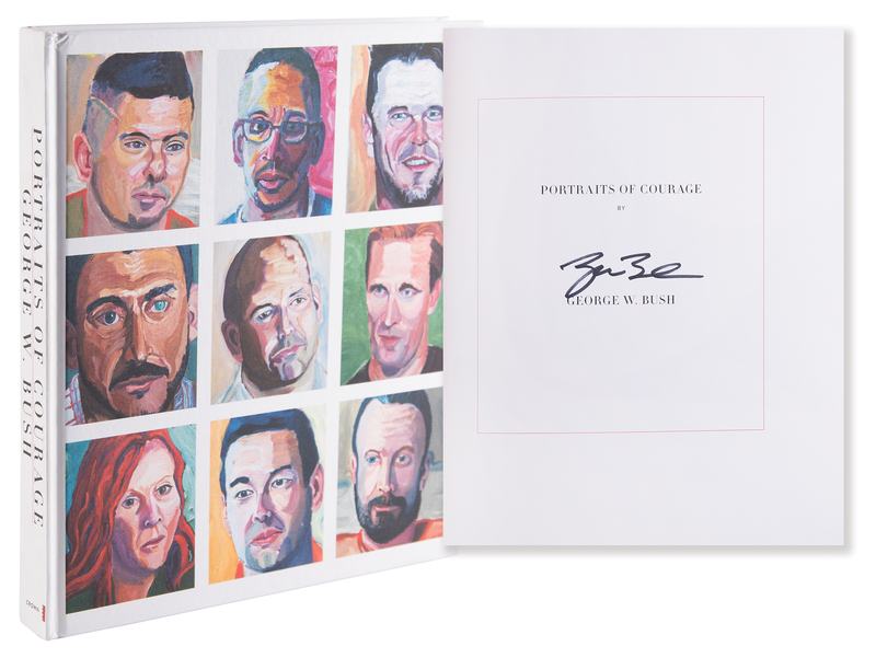 Lot 41 George W. Bush Signed Book - Portraits of Courage