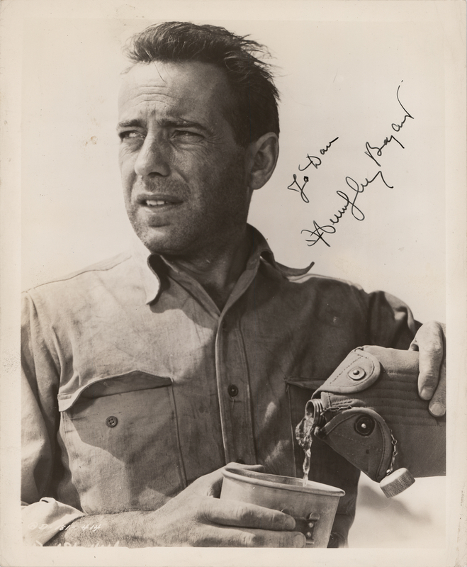 Lot 851 Humphrey Bogart Signed Photograph