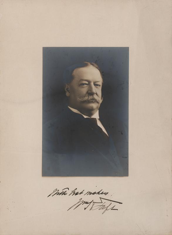 Lot 123 William H. Taft Signed Photograph