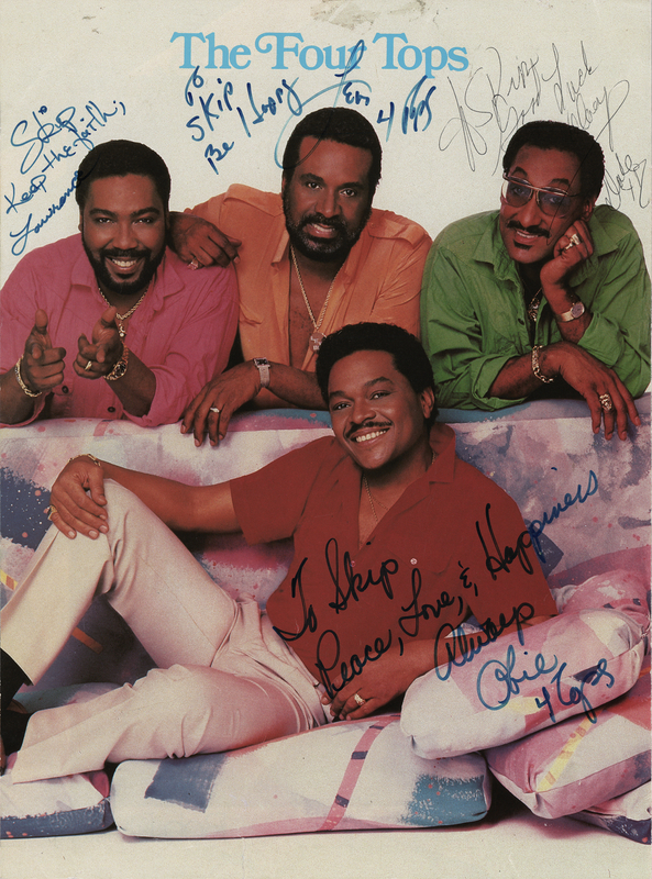 Lot 773 Four Tops Signed Photograph