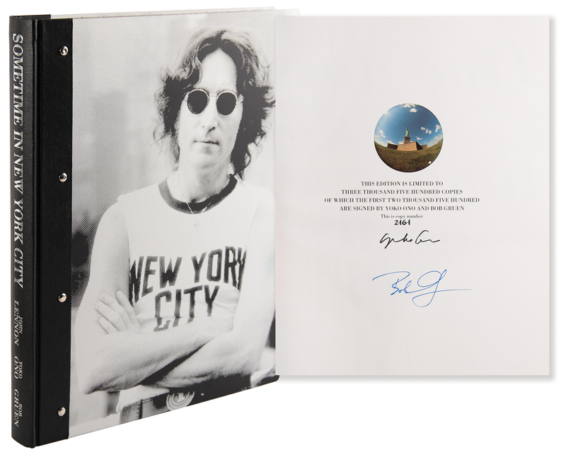 Lot 743 Beatles: Yoko Ono Signed Book - Sometime in New York City (Ltd. Ed. #2161/2500)