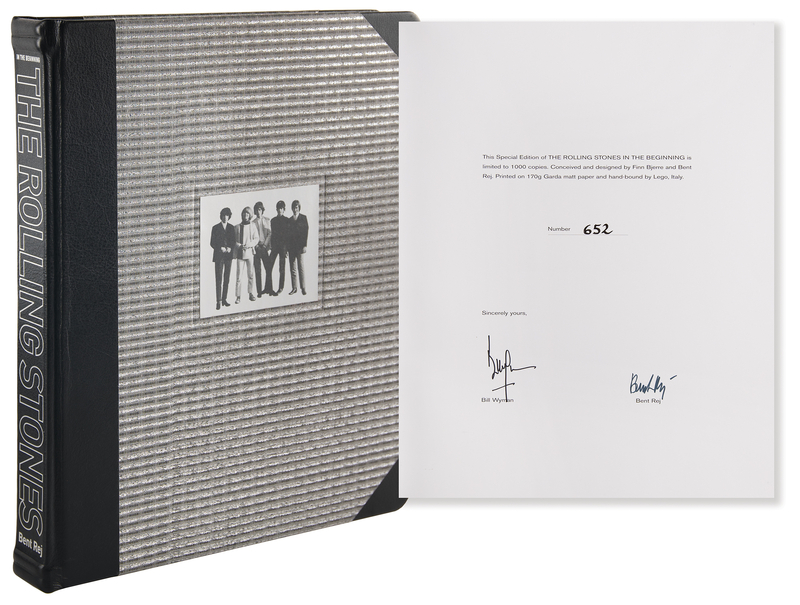 Lot 815 Rolling Stones: Bill Wyman and Bent Rej Signed Book - In the Beginning (Ltd. Ed. #652/1000)