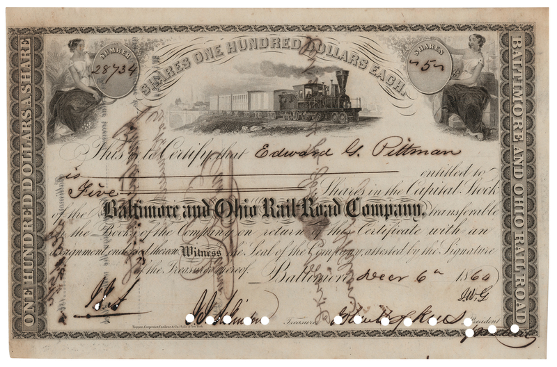Lot 278 Johns Hopkins Document Signed