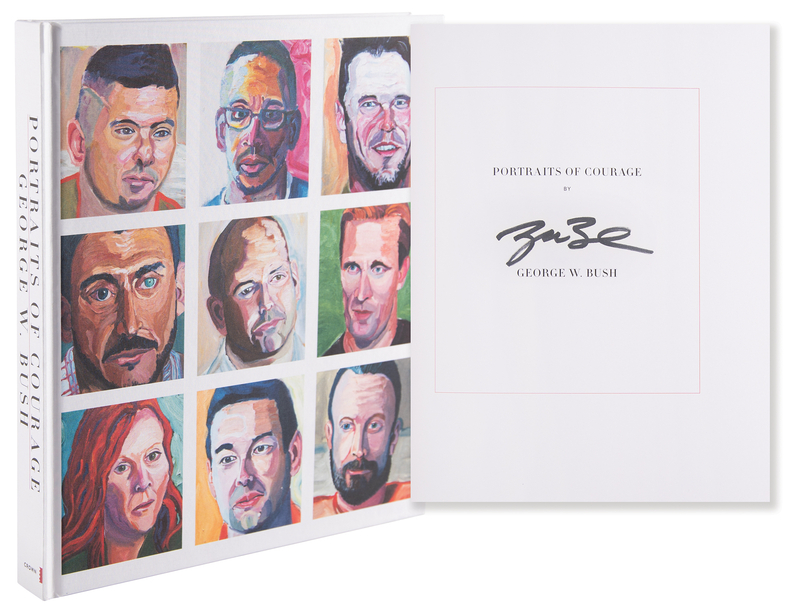 Lot 42 George W. Bush Signed Book - Portraits of Courage