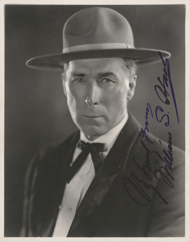 Lot 927 William S. Hart Signed Photograph