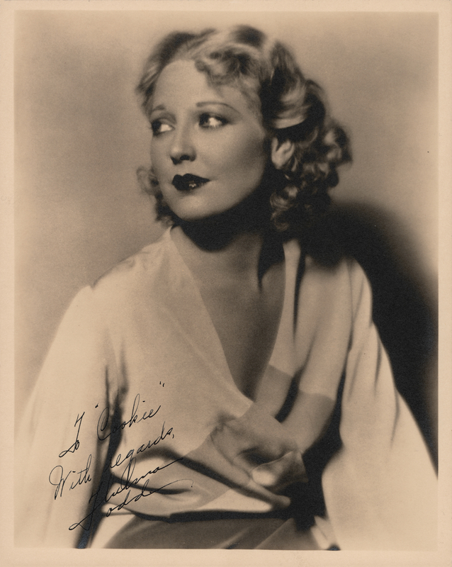 Lot 997 Thelma Todd Signed Photograph