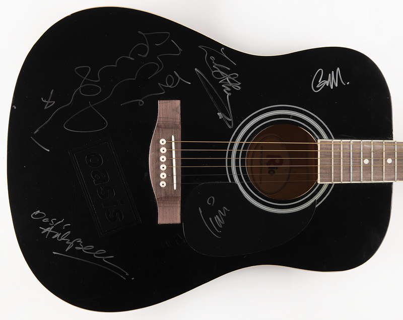 Lot 792 Oasis Signed Guitar
