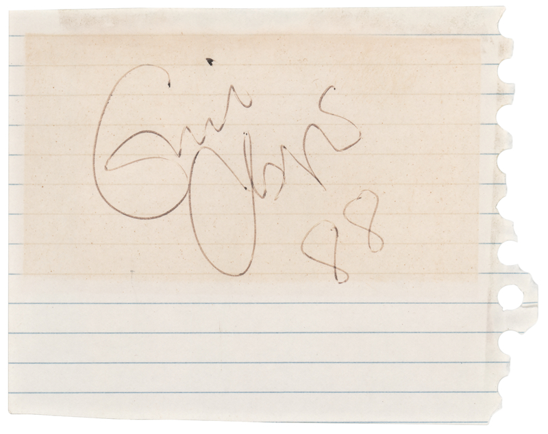 Lot 755 Eric Clapton Signature