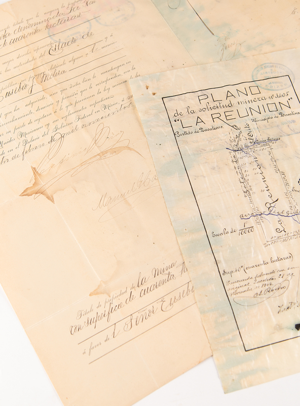 Lot 262 Porfirio Diaz Document Signed, Granting Rights to a Gold and Silver Mine