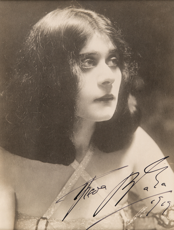 Lot 874 Theda Bara Signed Photograph