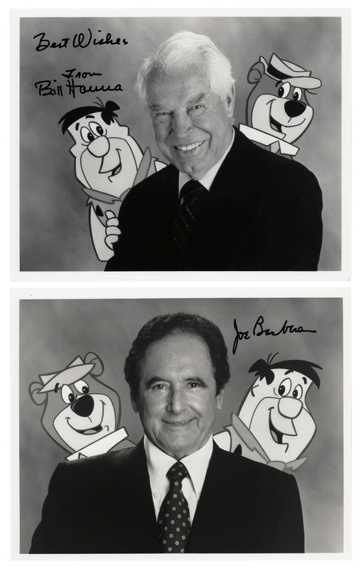 Lot 577 Bill Hanna and Joe Barbera (2) Signed Photographs