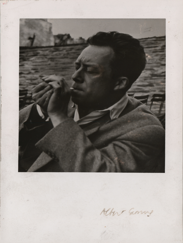Lot 628 Albert Camus Signed Photograph