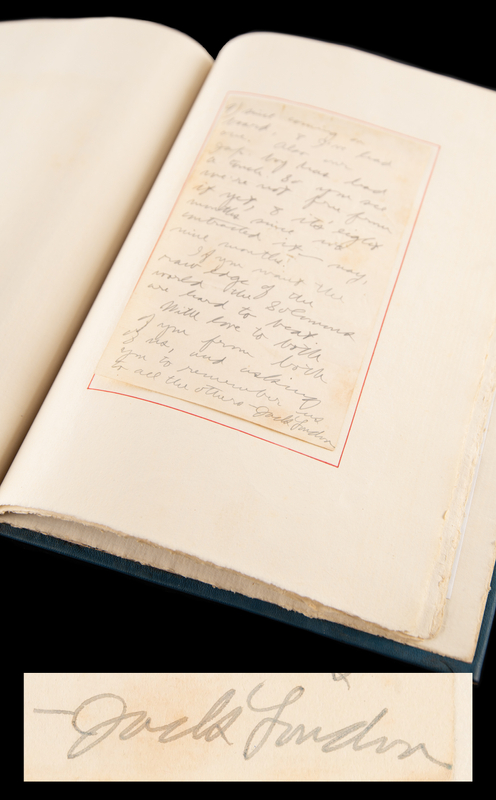 Lot 614 Jack London Autograph Letter Signed on the Economics of Authorship, Counting His Words: 