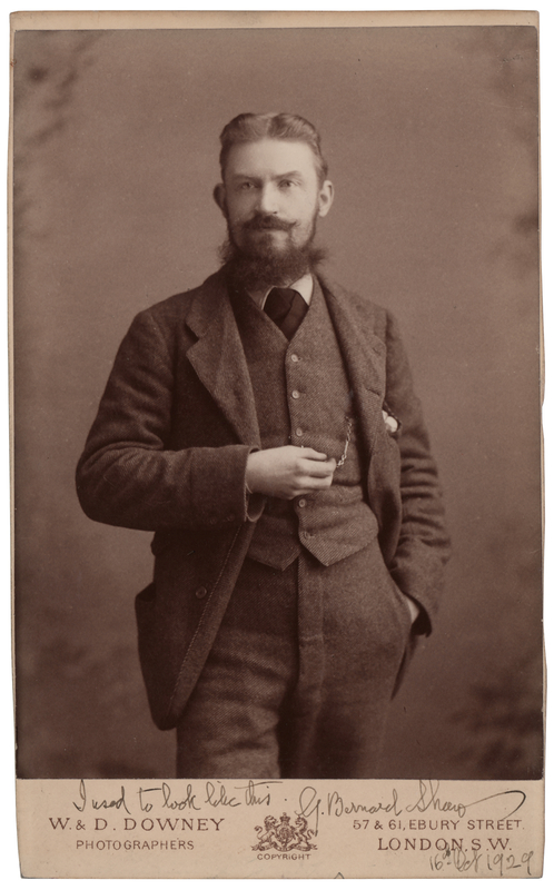 Lot 617 George Bernard Shaw Signed Photograph: 