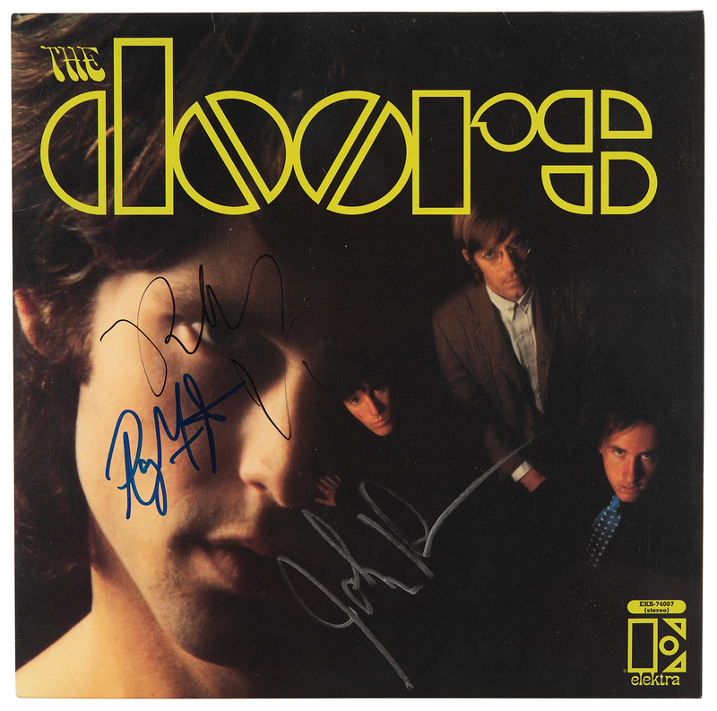 Lot 764 The Doors Signed Album - Self-Titled Debut