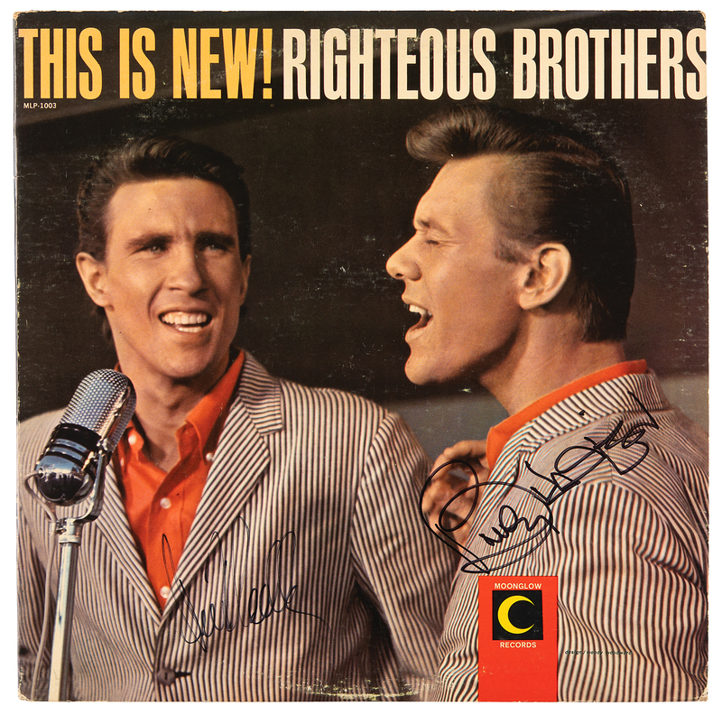 Lot 805 Righteous Brothers Signed Album - This Is New!