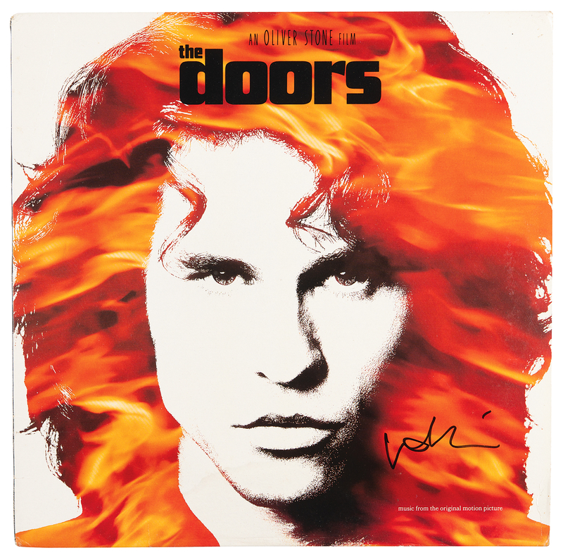 Lot 941 Val Kilmer Signed Album - The Doors Soundtrack