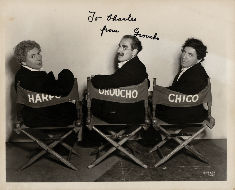 Lot 956 Groucho Marx Signed Photograph