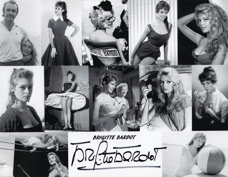 Lot 880 Brigitte Bardot Signed Photograph