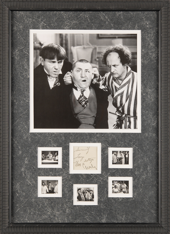 Lot 996 Three Stooges Signatures