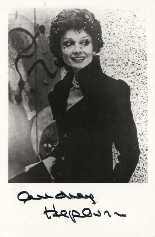 Lot 931 Audrey Hepburn Signed Photograph