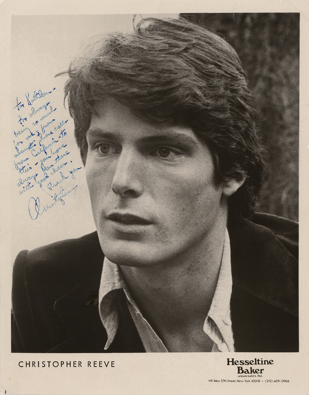 Lot 974 Christopher Reeve Signed Photograph
