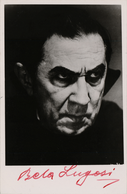 Lot 856 Bela Lugosi Signed Photograph as Dracula