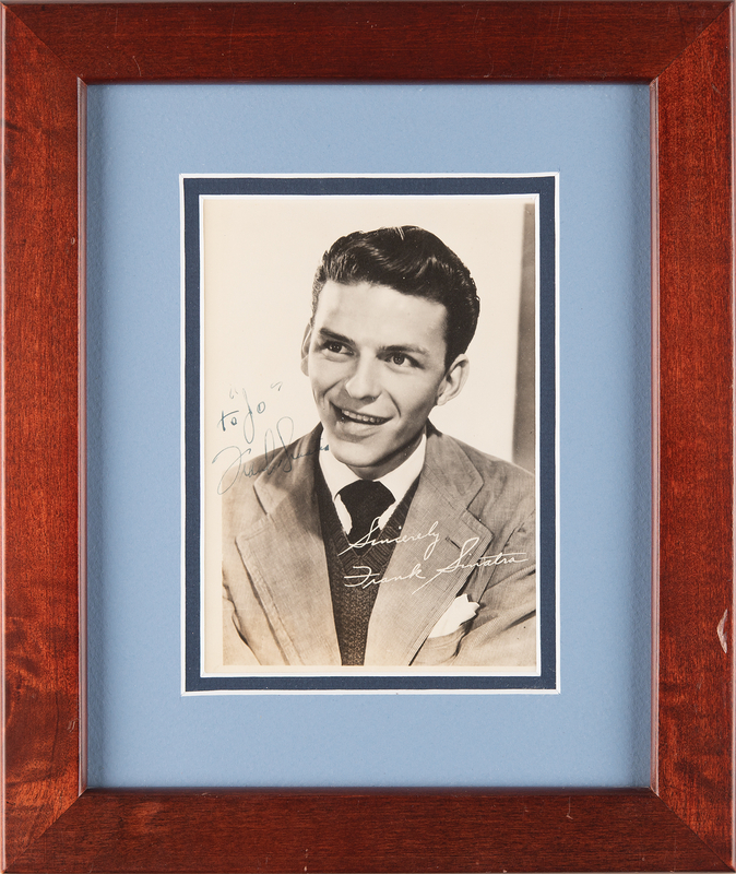 Lot 983 Frank Sinatra Signed Photograph
