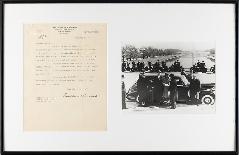 Lot 117 Franklin D. Roosevelt Typed Letter Signed on His Love of Books