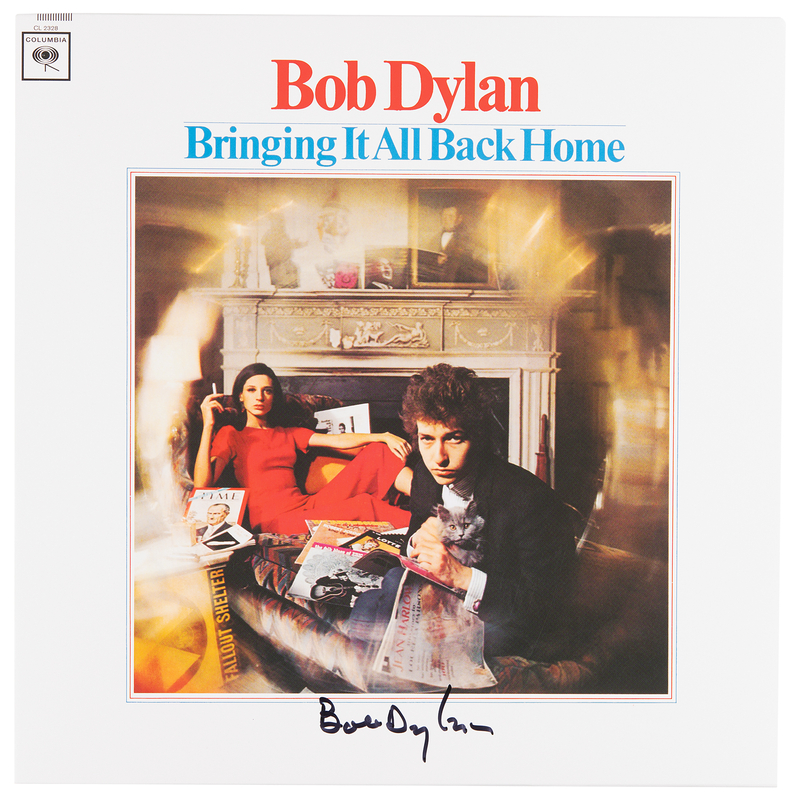 Lot 673 Bob Dylan Signed Album - Bringing It All Back Home