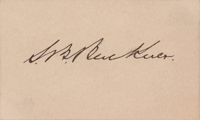 Lot 401 Simon Bolivar Buckner Signature