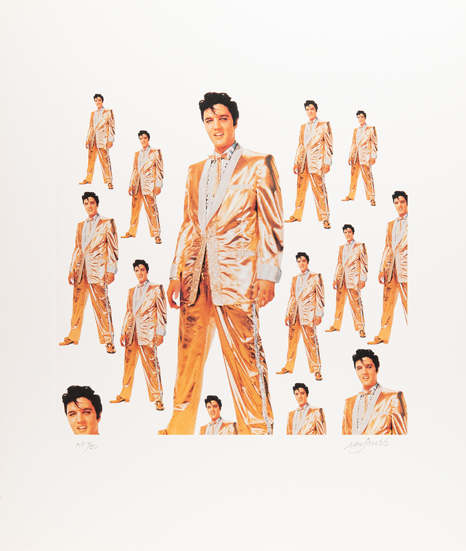 Lot 798 Elvis Presley: Bob Jones Signed Lithograph (Ltd. Ed. #AP 7/20) - 22.5? x 26.5?