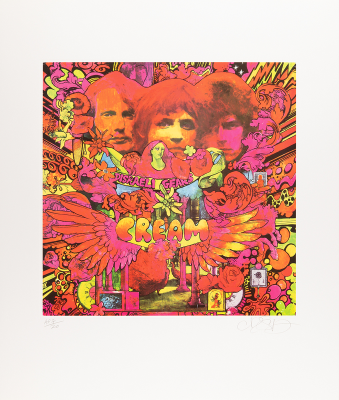 Lot 762 Cream: Martin Sharp Signed Lithograph (Ltd. Ed. #AP 7/20) - 22.5˝ x 26.5˝