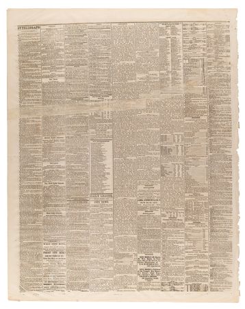 Lot #72 U. S. Grant: The Cleveland Daily Leader from March 5, 1869 - Historic Reports of the Presidential Inauguration - Image 7