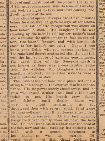 Lot #73 U. S. Grant: The New-York Tribune from July 24, 1885 - The Death of an American President - Image 5