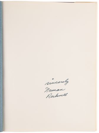 Lot #554 Norman Rockwell Signed Book - Norman Rockwell: Illustrator - Image 4