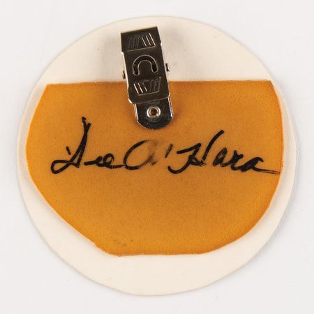 Lot #514 Apollo 7 Fan Club 'Gag' Badge - From the Collection of Astronaut Nurse Dee O'Hara - Image 2