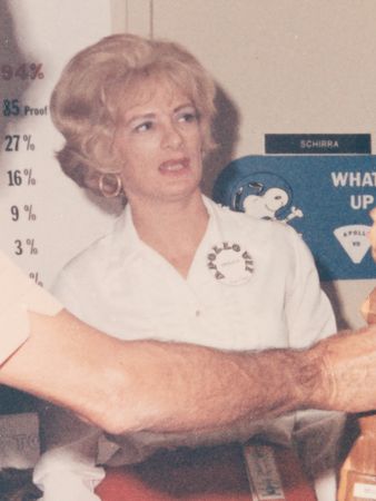 Lot #514 Apollo 7 Fan Club 'Gag' Badge - From the Collection of Astronaut Nurse Dee O'Hara - Image 4